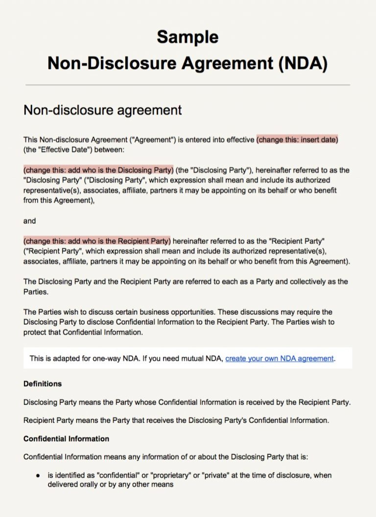 sample-non-disclosure-agreement-template-everynda