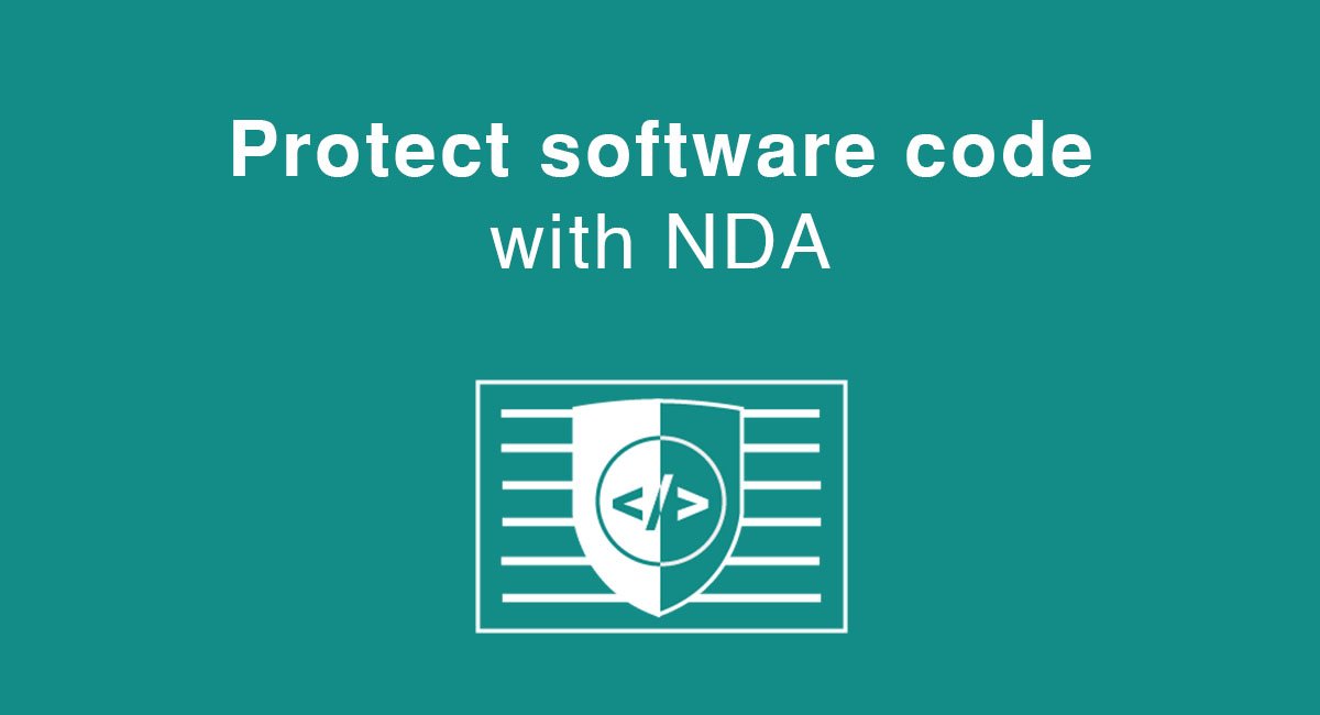 Protect software code with NDA